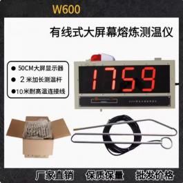  W600大屏幕熔煉測溫儀 爐前測溫槍精密制造鋼鐵熔銅測溫儀